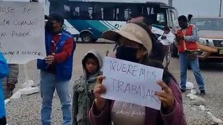 Pisco: Operadores turísticos protestaron por prohibición de salidas en el distrito de Paracas