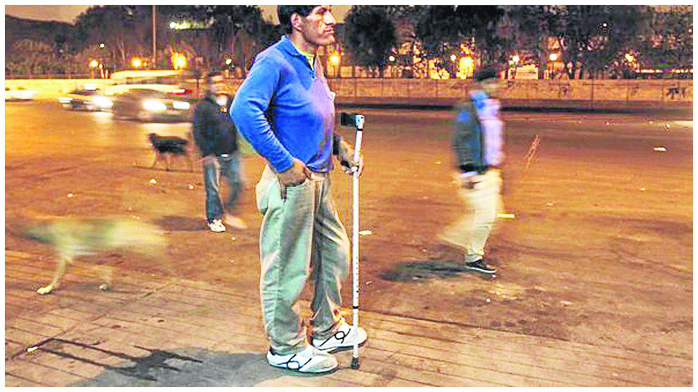 Eliseo Arrieta "El​ Gigante de Huanta" añora su tierra natal 