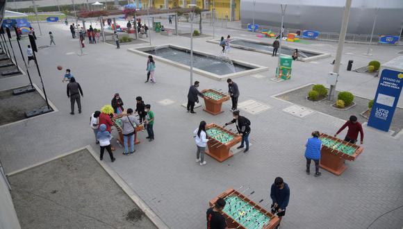 Legado remarcó que las actividades se realizan en espacios construidos para fomentar el deporte, la integración ciudadana, el arte y la cultura.