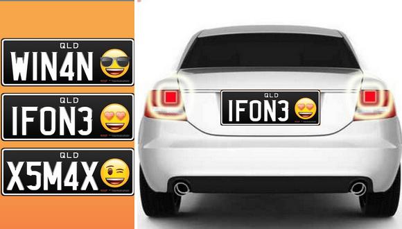 Conductores podrán personalizar las matrículas de sus vehículos con emojis 