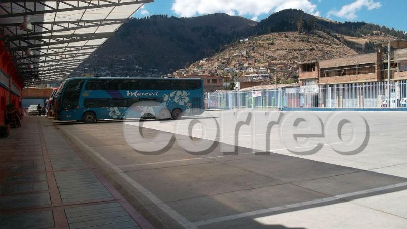 Terminal terrestre de Tarma permanece sin pasajeros 