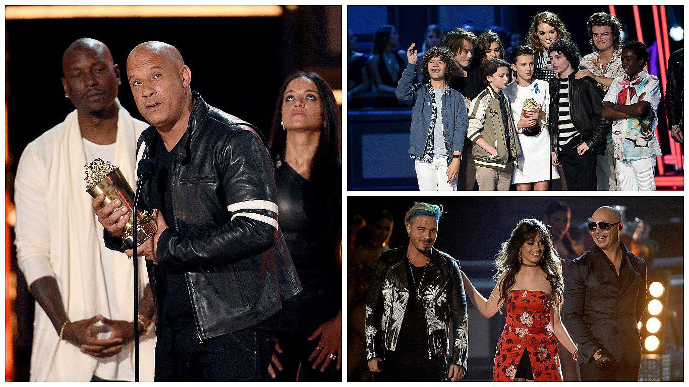 "La bella y la bestia" y "Strangers Things" arrasan en los MTV Awards 2017 (VIDEO)