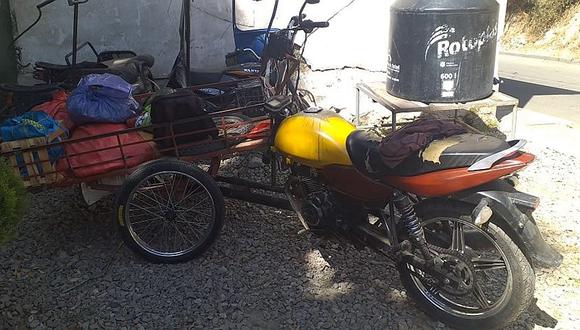 Huancavelica: Mototaxista manejaba moto con series adulteradas