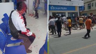 Asaltan local de la Caja Piura y roban S/ 15,000