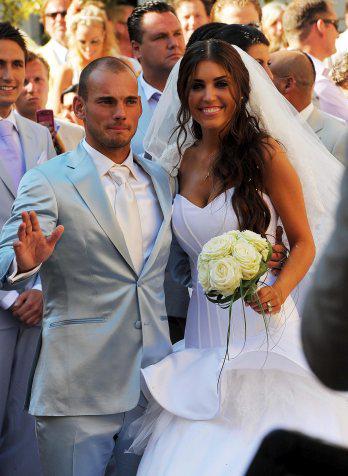 Wesley Sneijder contrae matrimonio
