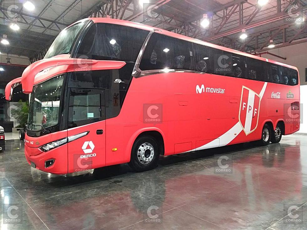Selección peruana: conoce el moderno bus que trasladará a la Blanquirroja (FOTOS)