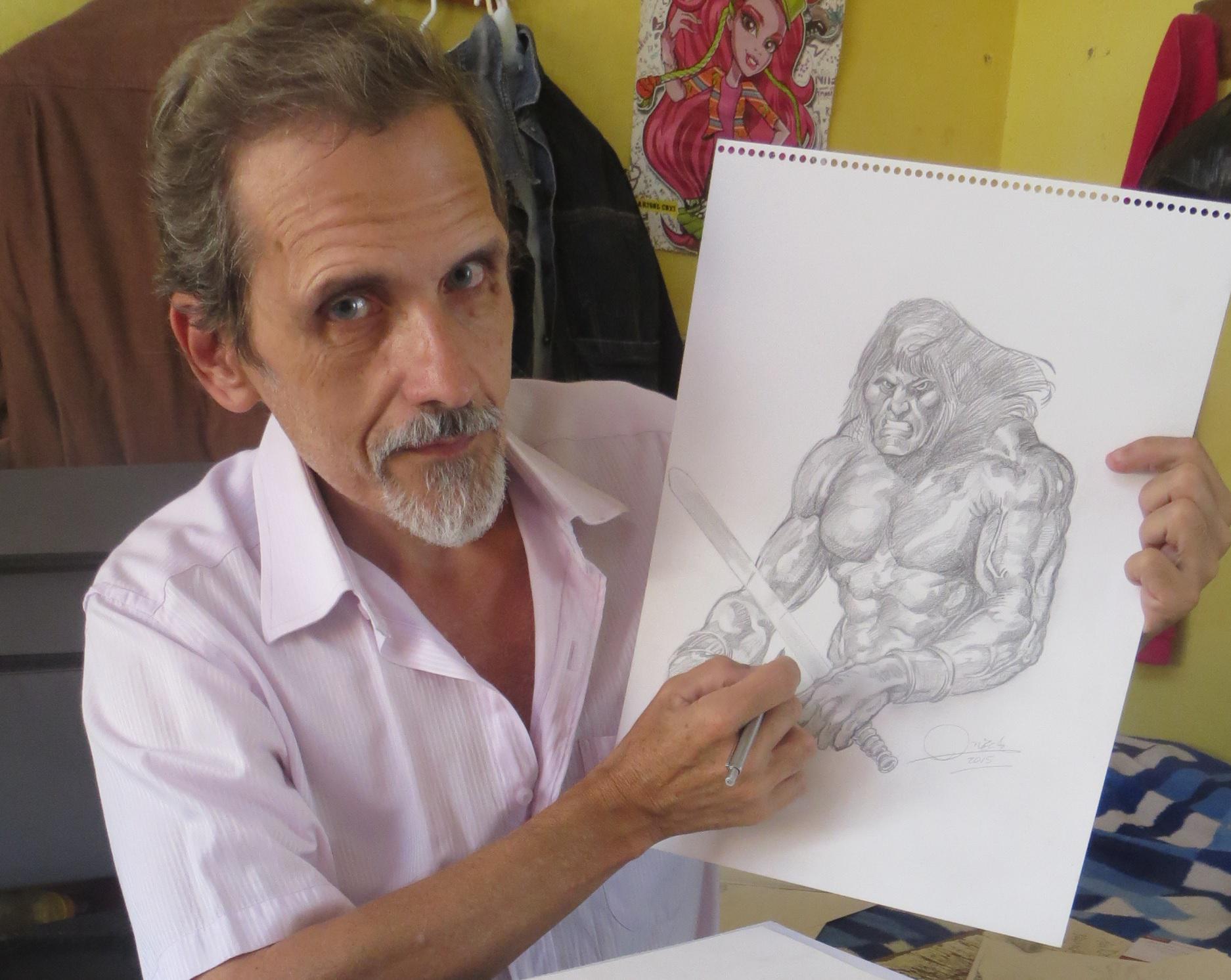 Chiclayo: Conozca al dibujante de cómics Joaquín Oneca  (VIDEO)