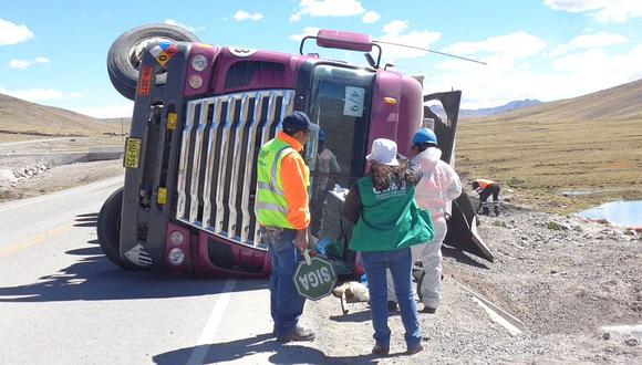 ​Cusco: El OEFA confirma derrame de mineral tras vuelco de camión