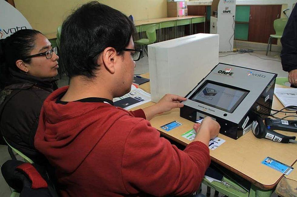 Elecciones 2018: Sepa cómo emitir su voto electrónico este 7 de octubre (FOTOS)