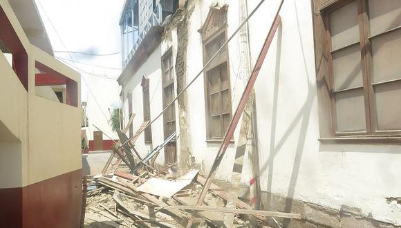 Muro colapsado en ISPP José Jiménez Borja no es arreglado por el GRT