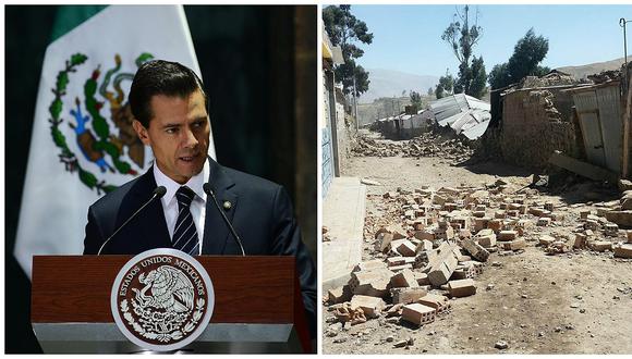 Sismo en Arequipa: Enrique Peña Nieto expresa su solidaridad con Perú
