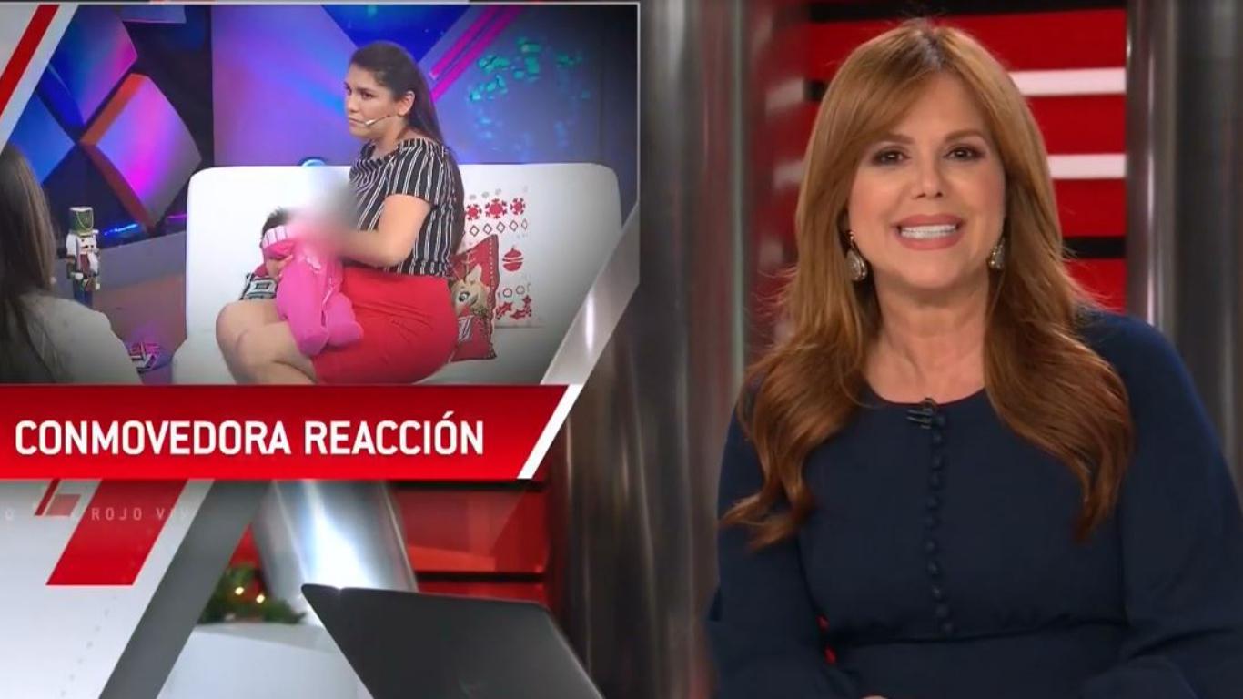 Telemundo destaca reacción de Lady Guillén/ Foto: Captura Telemundo