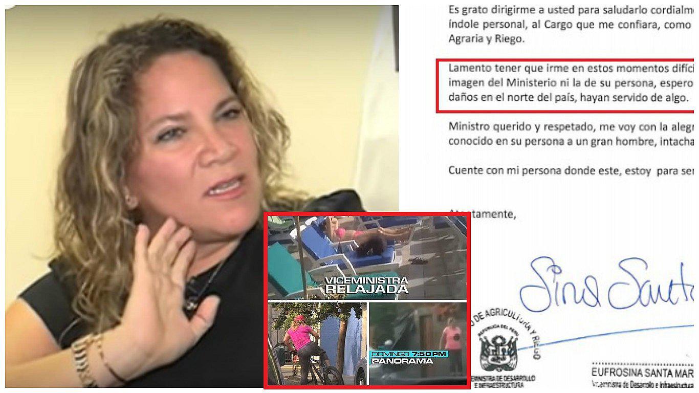 Viceministra de Agricultura aseguró que no quiere perjudicar la imagen del ministerio (FOTO)