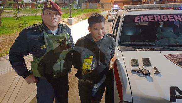 Henrri Jacob Cano Sajami (19) fue detenido por la Policía Nacional. (Foto: Difusión)