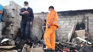 Arequipa: Incendio dejó sin casa a obrero y su familia