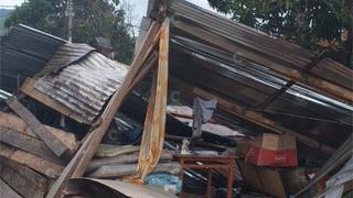 Ventarrón causa estragos en viviendas, centros educativos, mercados y otros de San Martín de Pangoa (FOTOS Y VIDEO)