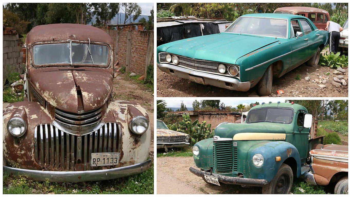 Huancayo: Improvisan museo de coches en la vía pública (FOTOS)