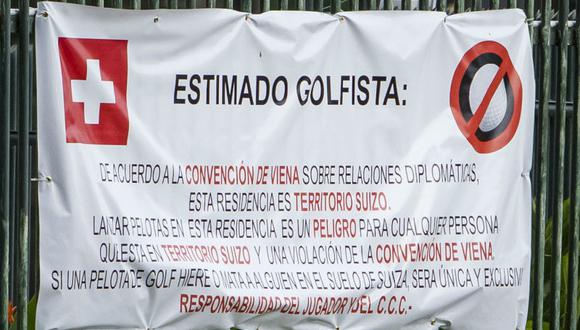 Pelotas de golf genera problema entre Suiza y Venezuela