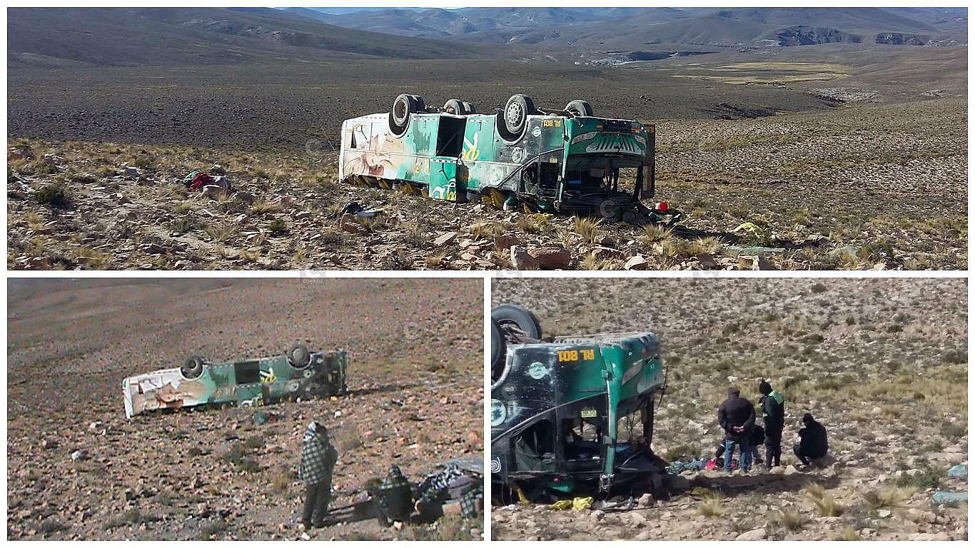 ​Arequipa: Un muerto y 37 mineros heridos en accidente (FOTOS)