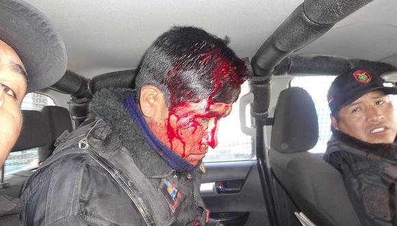 JULIACA: serenos fueron agredidos por transportistas en operativo 