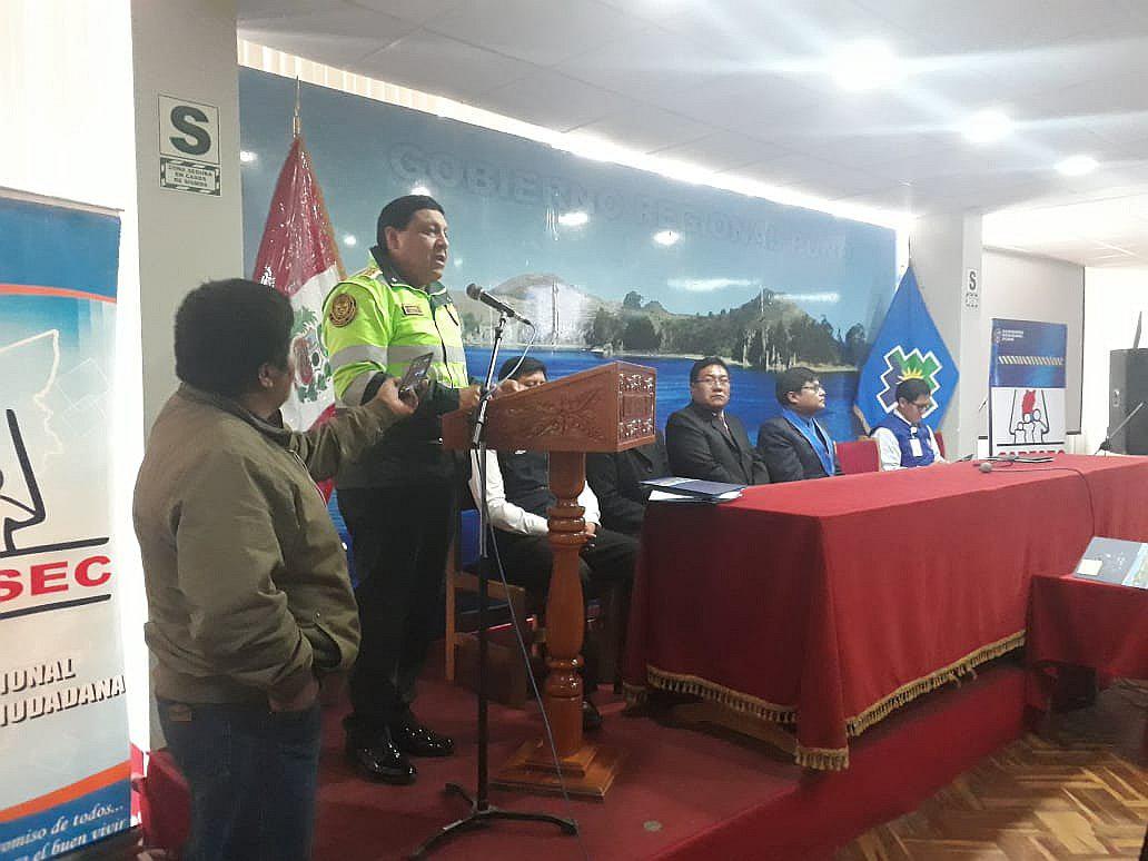 Gobierno Regional instaló el Comité Regional de Seguridad Ciudadana