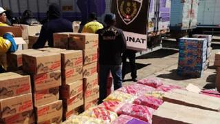 Incautan cargas de contrabando en Mazocruz y Ayabacas