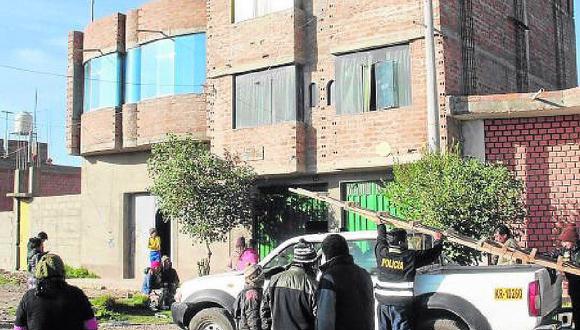 Banda los "Escaladores" vaciaron vivienda en Juliaca