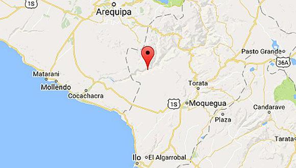 Moquegua: IGP reporta sismo de 4,4 en el poblado de Omate