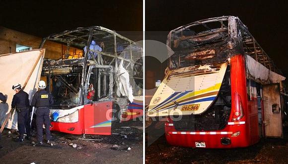 Cortocircuito causó incendio de bus en Fiori que provocó 17 muertos