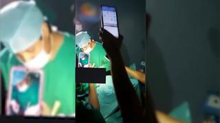 Médicos atendieron un parto con las linternas de sus celulares en hospital de Tingo María (VIDEO)