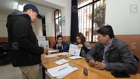 Elecciones 2016: Un millón 35 mil arequipeños acuden a votar