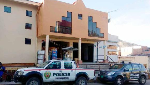 El caso fue comunicado al fiscal provincial penal de Chucuito. (Foto: Difusión)