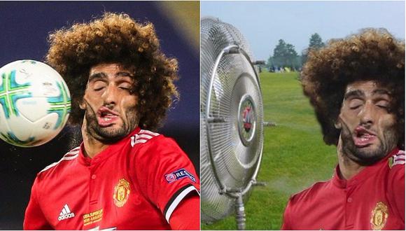 ​Manchester United: lluvia de memes tras pelotazo en el rostro que recibió Fellaini (FOTOS)