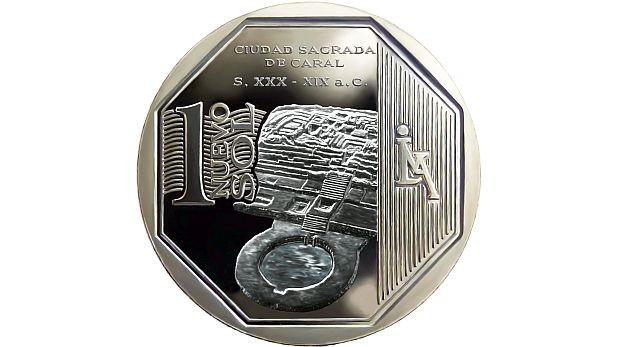 La ciudad Sagrada de Caral en la nueva moneda de la serie "Riqueza y Orgullo del Perú"