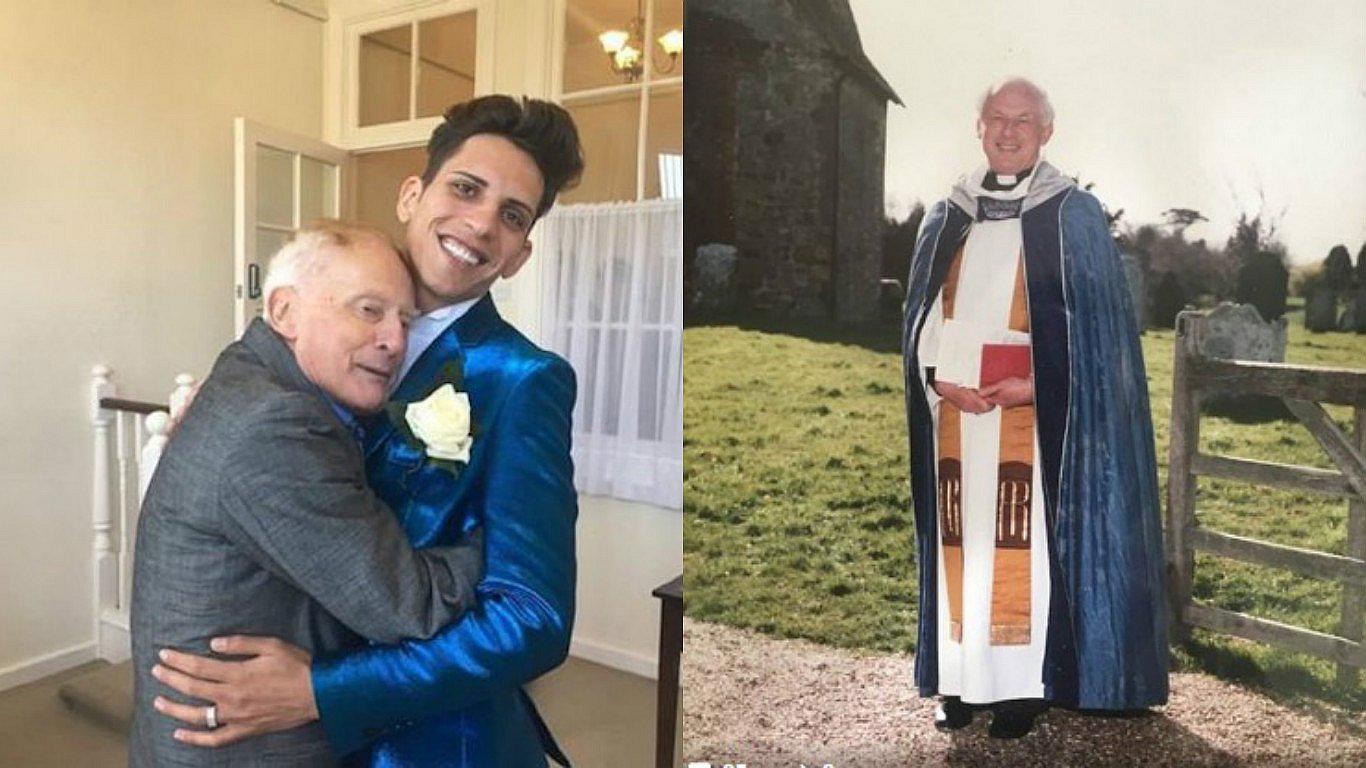 Exsacerdote se casó con un joven modelo rumano 55 años menor (FOTOS)