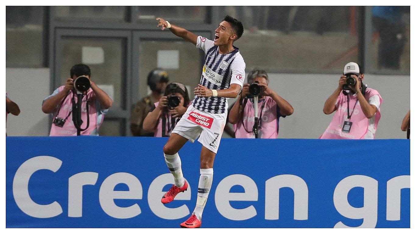 ​Alianza Lima vs River Plate: José Manzaneda abrió el marcador en el Estadio Nacional (VIDEO)