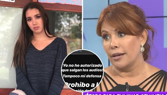 Daniela Arroyo prohíbe a Magaly Medina que siga difundiendo sus audios (FOTOS)