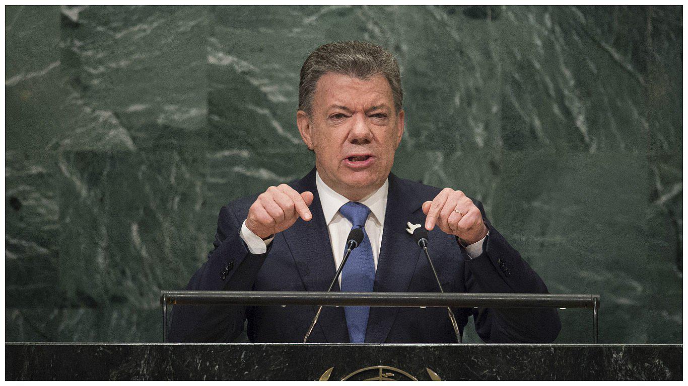 Juan Manuel Santos en la ONU: "La guerra en Colombia ha terminado" (VIDEO)