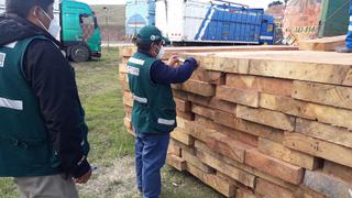 Puno: Más de 50 mil pies tablares de madera decomisados el año pasado en la región