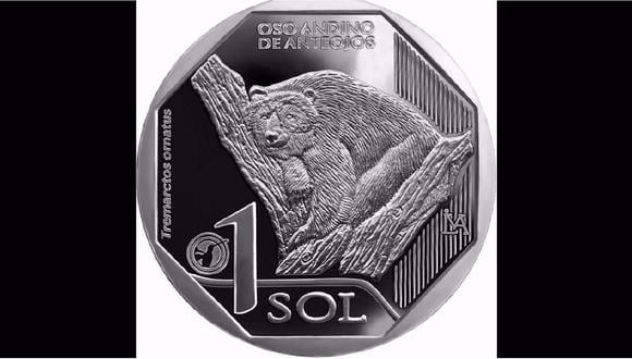 BCR lanza la nueva moneda de S/ 1 alusiva al oso de anteojos andino (FOTOS)