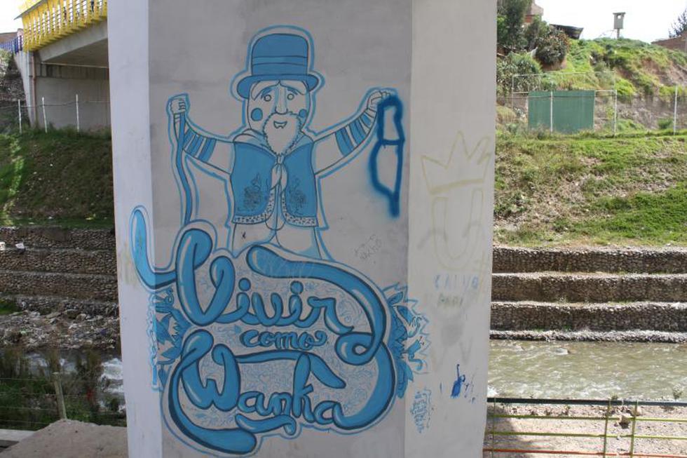 Galería de graffitis en puentes de Huancayo (FOTOS)