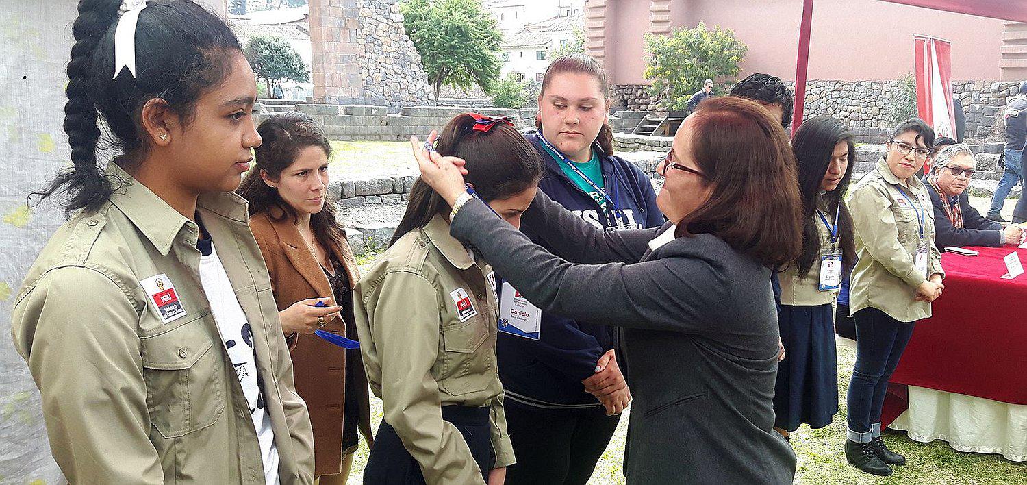 Más de 200 jóvenes fueron acreditados como 'Defensores del Patrimonio Cultural'