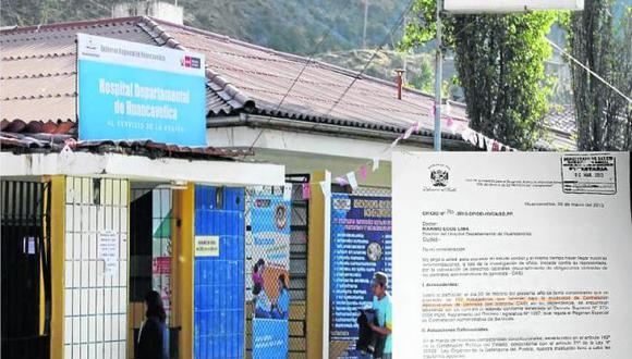 190  trabajadores de hospital de Huancavelica  laboran sin contrato 