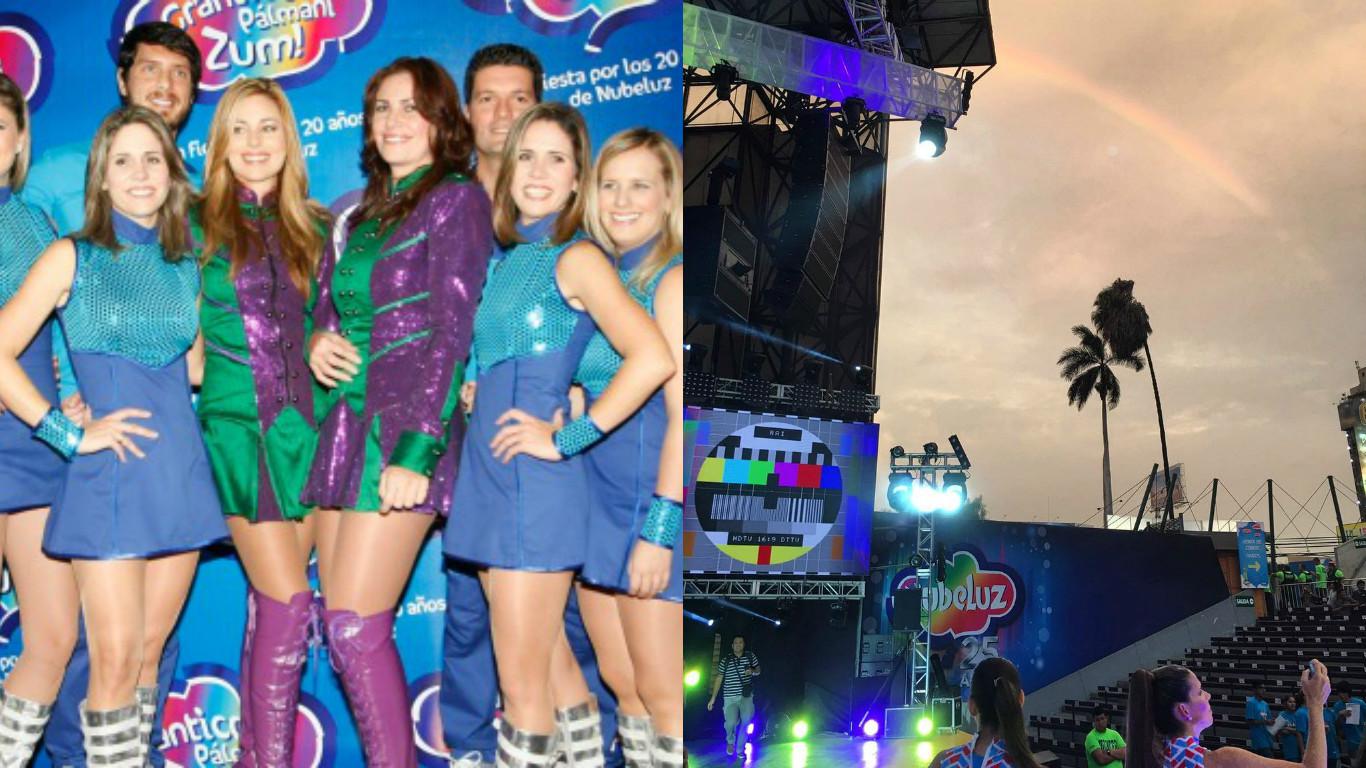 Twitter:  Arcoiris sorprende en Lima a pocas de horas de empezar el concierto de Nubeluz