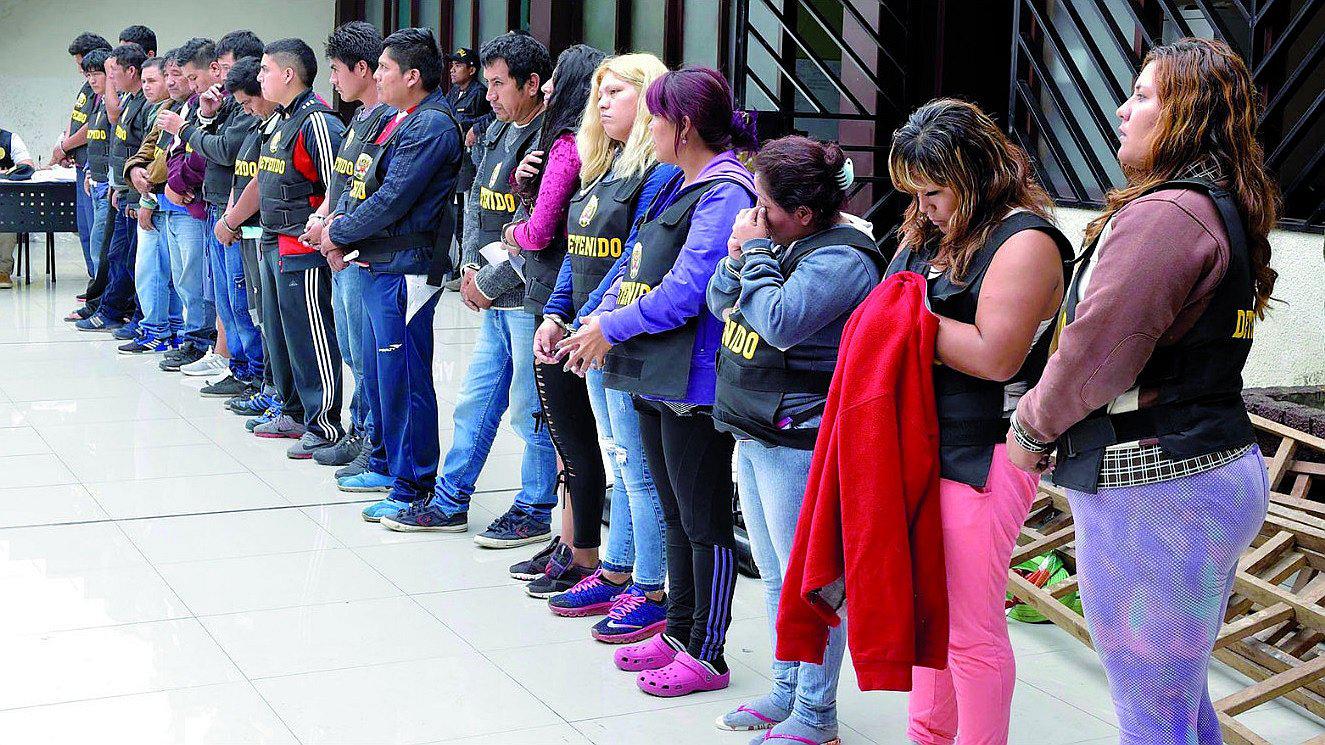 Dictan 36 meses de prisión preventiva para 16 miembros de “Los Secos de Chimbote”