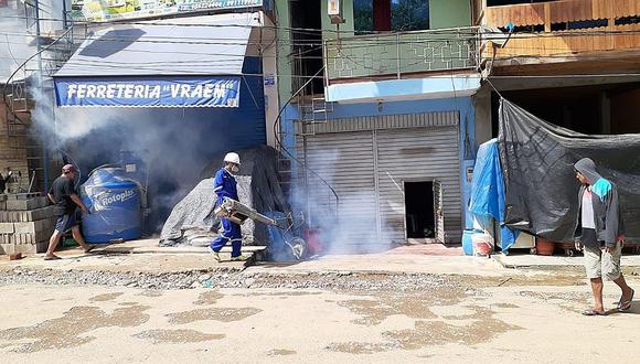 Vraem: Pichari fumiga viviendas para prevenir avance del dengue
