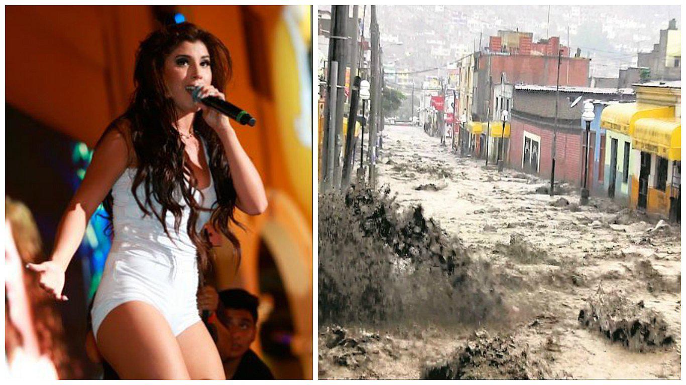 Yahaira Plasencia comparte foto en solidaridad por huaicos pero todo terminó mal (FOTO)