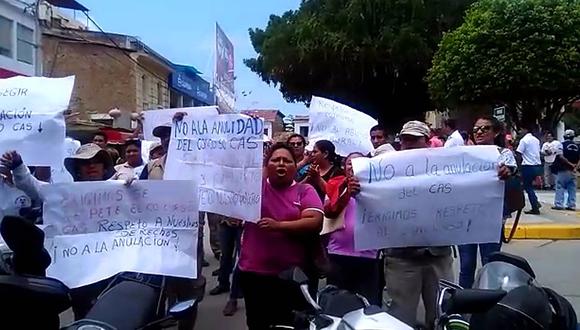 Tumbes: Trabajadores piden no anular los concursos CAS de la Diresa y el hospital regional (VÍDEO)