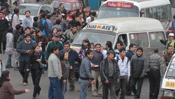 Paro de transportistas es parcial pero se siente en los conos de Lima