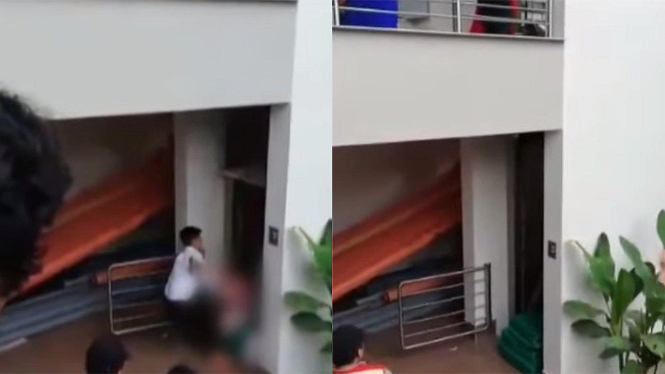 Niños de 10 y 3 años fallecen tras quedarse atrapados en un ascensor (VIDEO)